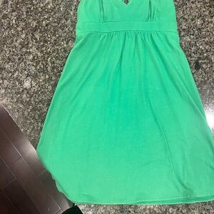 Boston Proper Vibrant Green Dress